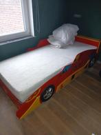 Auto bed, Kinderen en Baby's, Kinderkamer | Bedden, Ophalen, Gebruikt, Matras