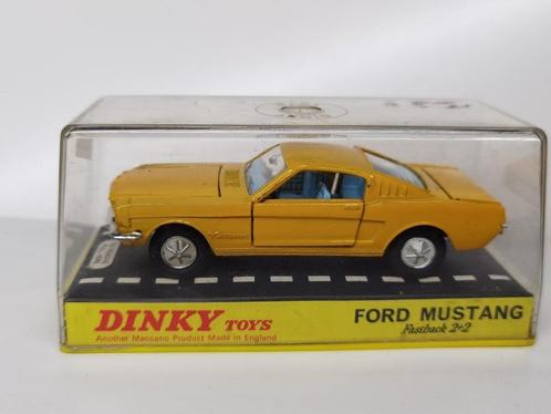 Vintage FORD Mustang 1964 DINKY TOYS England Neuve + Boitier, Hobby & Loisirs créatifs, Voitures miniatures | 1:43, Neuf, Voiture