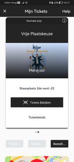 Tickets Metejoor zaterdag 1 november, Tickets en Kaartjes, Twee personen, November, Overige typen