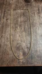 Gouden rope chain 18kt, Handtassen en Accessoires, Kettingen, Ophalen of Verzenden, Zo goed als nieuw, Goud, Goud