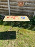 Kruger emaille reclamebord met onderstel tuintafel, Enlèvement ou Envoi, Utilisé, Panneau publicitaire