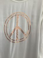 Blouse met elastische band maat 42, Beige, Maat 42/44 (L), Ophalen of Verzenden, Zo goed als nieuw