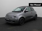 Fiat 500e La Prima 42 kWh | Leder | Navi | Schuifdak | ECC |, Auto's, Fiat, 1265 kg, Parkeersensor, Zilver of Grijs, Te koop