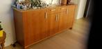 Vintage Anno 60 dressoir uitvoering teakhout messing handvat, Ophalen of Verzenden, Zo goed als nieuw, Vintage Anno eind 60 /begin 70