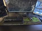 Gaming Toetsenbord, gaming muis, muismat, Enlèvement ou Envoi, Azerty, Comme neuf, Razer