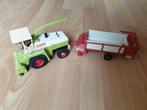 Claas Jaguar 690 met aanhanger, Ophalen, Britains