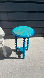 Blauw bijzet tafeltje, Antiek en Kunst, Ophalen