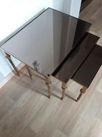 Vintage tafeltjes  3 delig !   PRACHTSTAAT, Huis en Inrichting, Ophalen, Zo goed als nieuw