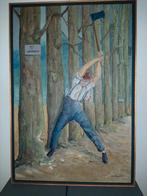Ludiek schilderij, Ophalen
