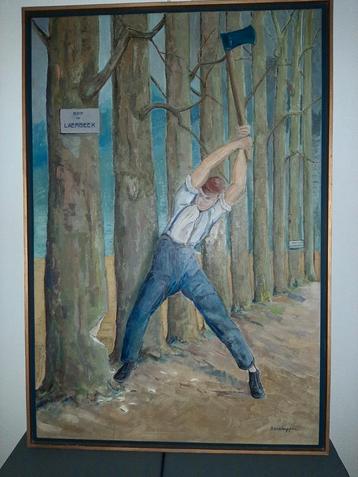 Ludiek schilderij  beschikbaar voor biedingen
