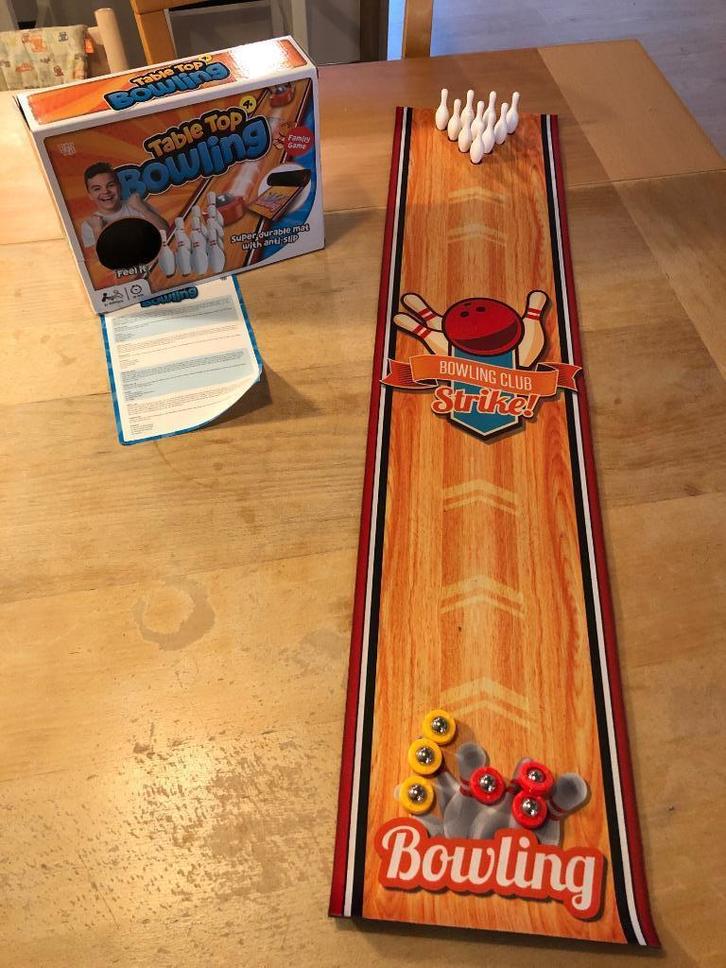 Tafelbowlingspel, Hobby en Vrije tijd, Gezelschapsspellen | Bordspellen, Gebruikt, Ophalen of Verzenden