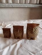 Koperen uiltjes 3 stuks, Ophalen, Gebruikt