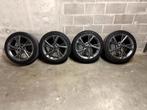 Audi Velg 5-dubbelspaaks V Grafietgrijs + Goodyear banden, Auto-onderdelen, Banden en Velgen, Ophalen, 18 inch, Gebruikt, Banden en Velgen