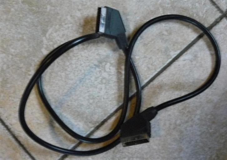 Prise : Cordon audio vidéo : péritel mâle vers péritel mâle, TV, Hi-fi & Vidéo, Câbles audio & Câbles de télévision, Utilisé, Câble péritel