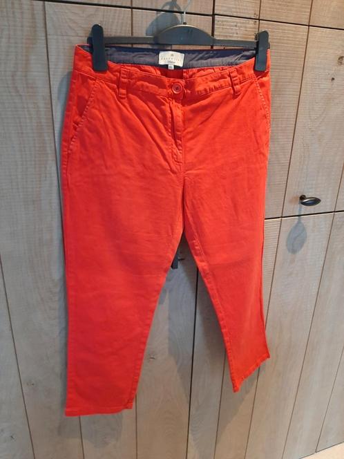 7/8ste beoek Essentiel Antwerp Mt 42, Kleding | Dames, Broeken en Pantalons, Gedragen, Maat 42/44 (L), Rood, Driekwart, Ophalen of Verzenden