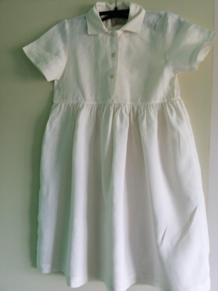 jurkje kleedje gebroken wit maat 128 Jean d'Artè, Ophalen of Verzenden, Zo goed als nieuw