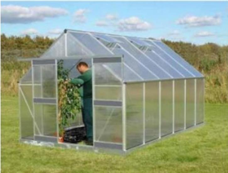 GEZOCHT serre tuinkas in  polycarbonaat, Tuin en Terras, Kassen, Kweekkas, Aluminium, Polycarbonaat, Ophalen