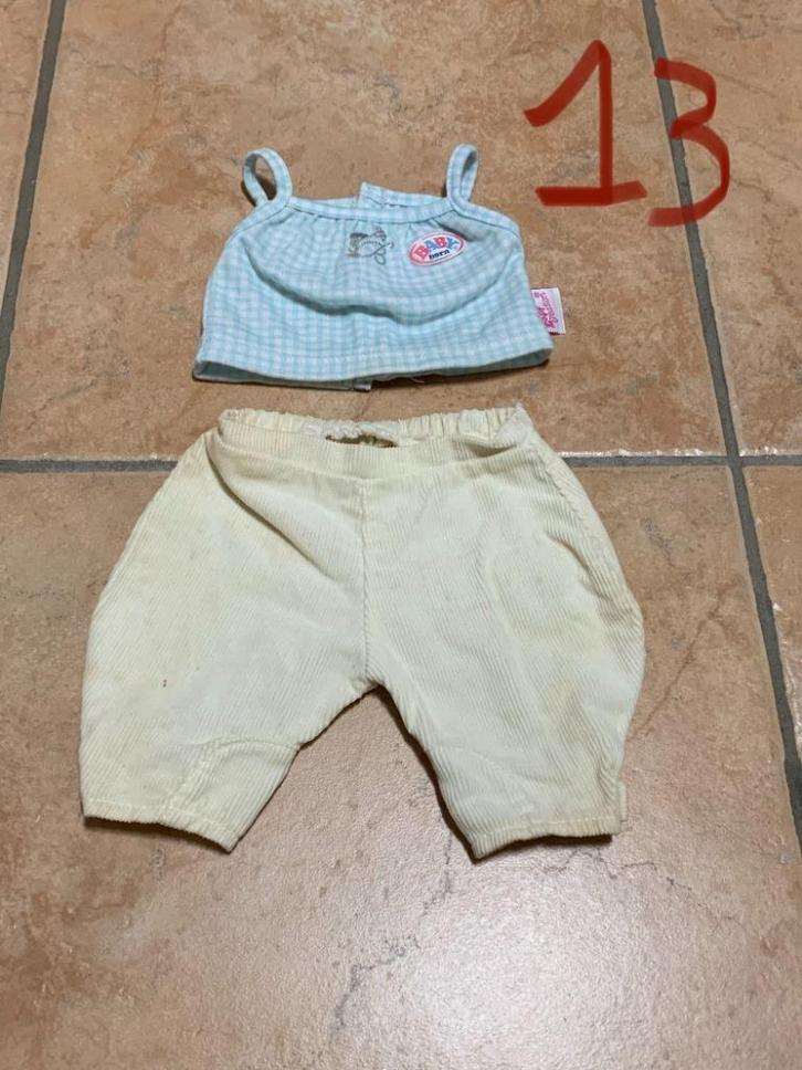 Baby Born kleertjes €2 per stuk, Kinderen en Baby's, Speelgoed | Poppen, Zo goed als nieuw, Babypop, Ophalen of Verzenden