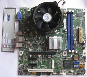 HP pc met Foxcon 2A8C moederbord:compleet of in onderdelen, Enlèvement ou Envoi, DDR3, Socket 775, Micro-ATX