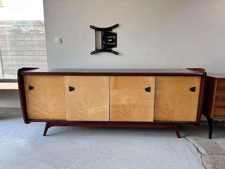 Mid century dressoir kast, Antiek en Kunst, Antiek | Meubels | Kasten, Ophalen