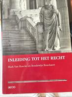 M. van Hoecke - Inleiding tot het recht, Boeken, Ophalen, Gelezen, M. van Hoecke; B. Boeckaert