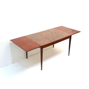 Table à manger extensible vintage unique, design des années, Envoi