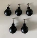 5 boutons de meuble en fer vieilli neufs, Ophalen, Nieuw