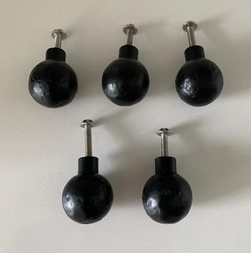 5 boutons de meuble en fer vieilli neufs, Huis en Inrichting, Kasten | Overige, Nieuw, Ophalen