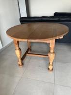 Eiken tafel met 6 stoelen, Ophalen, Zo goed als nieuw, 4 tot 6 stoelen