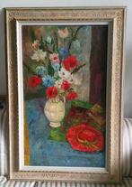 Fleurs dans vase chapeau rouge, ca.1940 - signé Jan Sluyters, Enlèvement ou Envoi