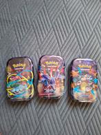 Pokemon Tin Mega Evolutions Engelstalige versie, Ophalen of Verzenden, Nieuw, Booster, Foil