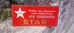 Old Metal en Les Essences Extra Star Liquors, Ophalen of Verzenden, Zo goed als nieuw, Reclamebord