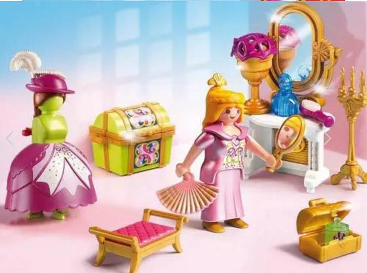 Playmobil 5148 koninklijke dressing met prinses, Kinderen en Baby's, Speelgoed | Playmobil, Gebruikt, Complete set, Ophalen of Verzenden