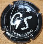 Champagnecapsule GRASSET-STERN zwart & zilver nr 05, Verzamelen, Ophalen of Verzenden, Nieuw, Frankrijk, Champagne