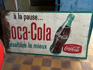 Tole peinte coca-cola 2m, Enlèvement, Utilisé