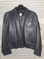 Veste pilote PN cuir bleu, Ophalen of Verzenden, Zo goed als nieuw, Maat 52/54 (L), Blauw