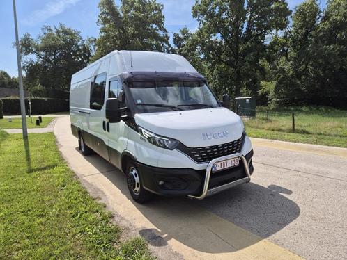 Iveco Daily te koop, Auto's, Bestelwagens en Lichte vracht, Particulier, Iveco, Diesel, Euro 6, 6 deurs, Automaat, Wit, Zwart