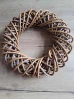 decoratie : Houten krans, Huis en Inrichting, Woonaccessoires | Kransen, Ophalen of Verzenden, Zo goed als nieuw