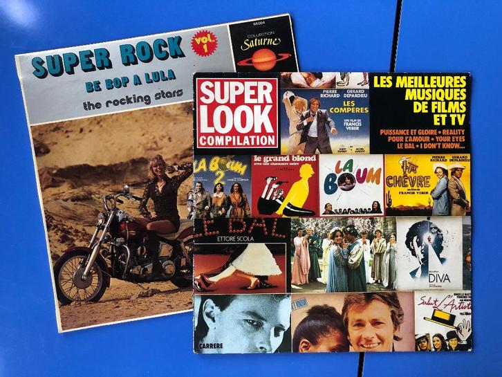 Vinyle 33T Super Rock vol. 1 + Super Look compil Films et TV, CD & DVD, Vinyles | Rock, Utilisé, Pop rock, 12 pouces, Enlèvement
