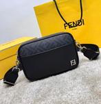 Étui pour appareil photo Fendi - FF CANVAS noir/gris, Bijoux, Sacs & Beauté, Sacs | Sacs à bandoulière, Enlèvement ou Envoi, Neuf