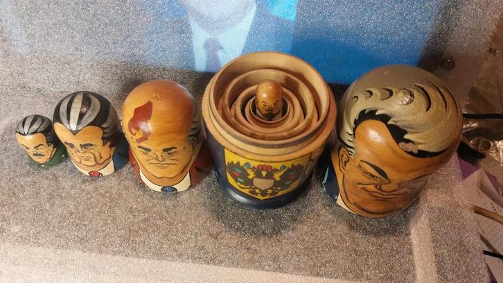 Poupée russe / matriochka présidents ex:URSS vintage, Verzamelen, Complete verzamelingen en Collecties, Ophalen of Verzenden