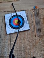 arc avec flèches et cible. tension 13 kg, Sports & Fitness, Enlèvement, Comme neuf, Arc à poulies