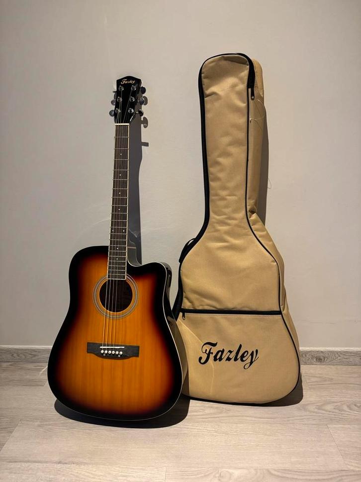 Fazley W40-SB akoestische western gitaar, Muziek en Instrumenten, Snaarinstrumenten | Gitaren | Akoestisch, Nieuw, Western- of Steelstringgitaar