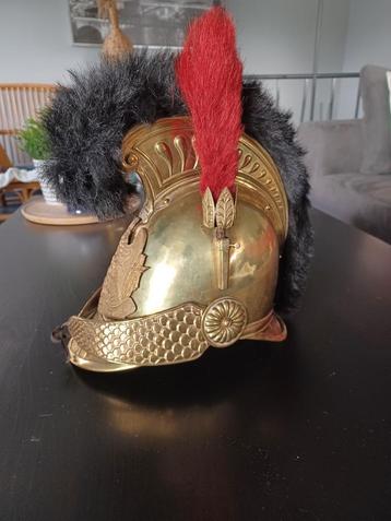 Franse brandweerhelm model 1852 Etrigny beschikbaar voor biedingen