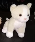 2 mooie zachte knuffels met geluid kat, eend, Ophalen of Verzenden, Gebruikt, Eend