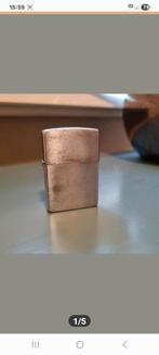 Zippo uit 1984. Brushed chrome, Verzamelen, Ophalen of Verzenden, Gebruikt, Aansteker