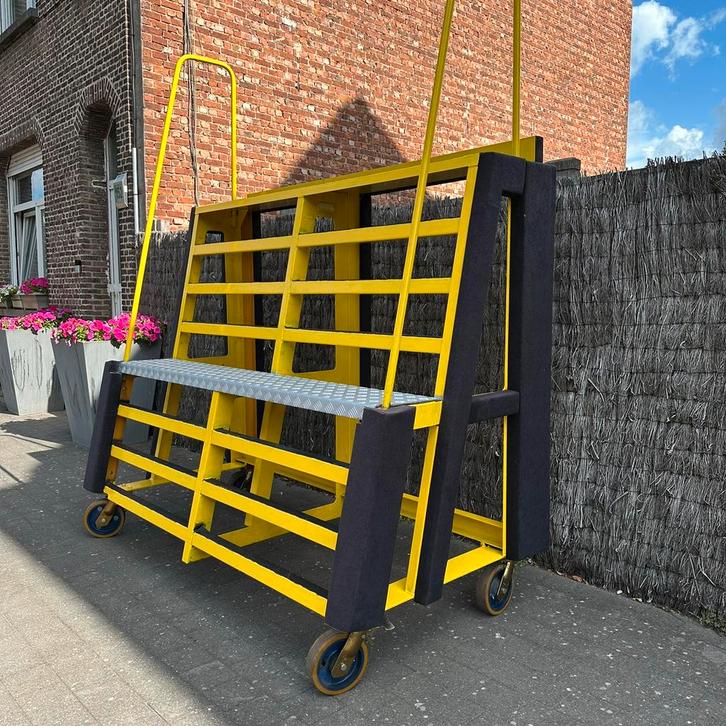 Rolsteiger werkplatform 180cm werkhoogte, Doe-het-zelf en Bouw, Steigers, Rolsteiger of Kamersteiger, Ophalen of Verzenden