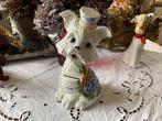 Vintage keramiek hond Italy, Antiek en Kunst, Ophalen of Verzenden