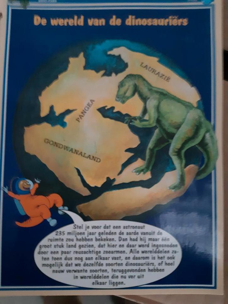 60 grote kaarten van Dinosauriërs.(25cm op 18 cm), Verzamelen, Foto's en Prenten, Zo goed als nieuw, Overige onderwerpen, Ophalen of Verzenden