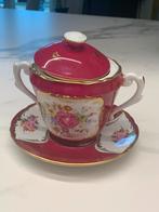 Suiker pot met onderzet tas, Enlèvement